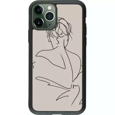 Hülle iPhone 11 Pro - Silikon schwarz Salnikova 05