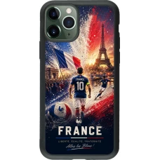 iPhone 11 Pro Case Hülle - Silikon schwarz Fussball Frankreich splash 2026