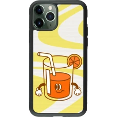 Coque iPhone 11 Pro - Silicone rigide noir Summer drink 2026
