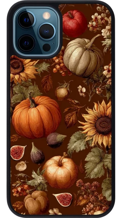 Coque iPhone 12 / 12 Pro - Silicone rigide noir Autumn 26 Autumn still life