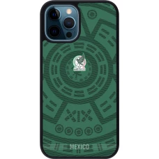 iPhone 12 / 12 Pro Case Hülle - Silikon schwarz Mexiko 2026 personalisierbares Fussballtrikot