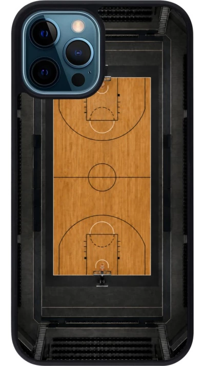 Coque iPhone 12 / 12 Pro - Silicone rigide noir Sports 2026 Basketball