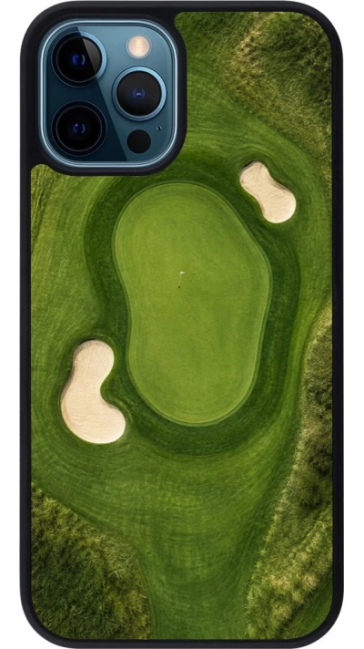Coque iPhone 12 / 12 Pro - Silicone rigide noir Sports 2026 Golf