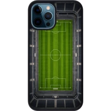 Coque iPhone 12 / 12 Pro - Silicone rigide noir Sports 2026 Soccer