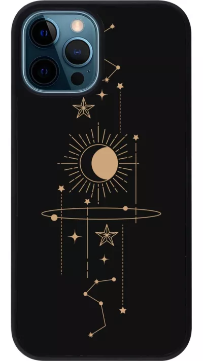 iPhone 12 / 12 Pro Case Hülle - Silikon schwarz Spring 23 astro