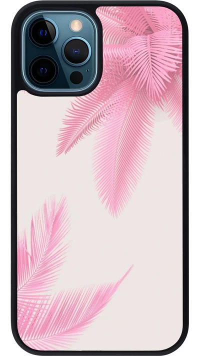 Coque iPhone 12 / 12 Pro - Silicone rigide noir Summer 20 15