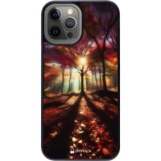 iPhone 12 Pro Max Case Hülle - Herbstlicher goldener Glanz