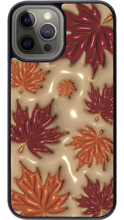 Coque iPhone 12 Pro Max - Autumn 26 3D leaves