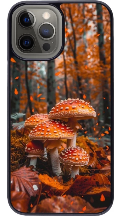 Coque iPhone 12 Pro Max - Autumn 26 Mushrooms in the woods