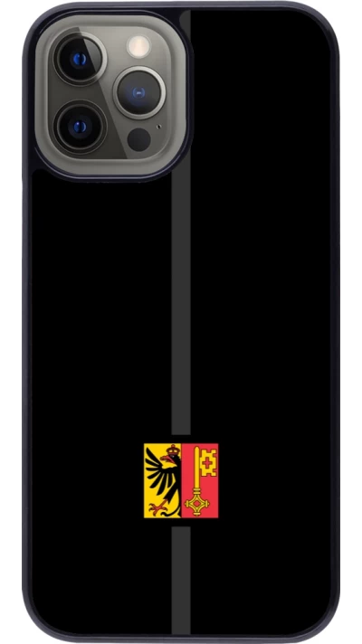 iPhone 12 Pro Max Case Hülle - Kanton GE schwarz