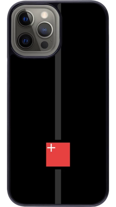 iPhone 12 Pro Max Case Hülle - Kanton SZ schwarz
