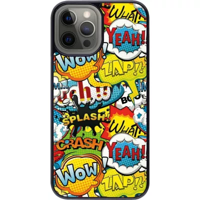 iPhone 12 Pro Max Case Hülle - Cartoons slogans