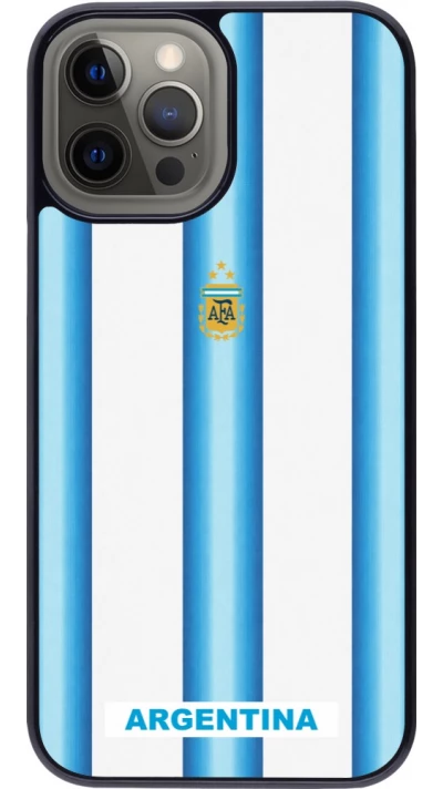 Coque iPhone 12 Pro Max - Maillot de football Argentine 2026 personnalisable
