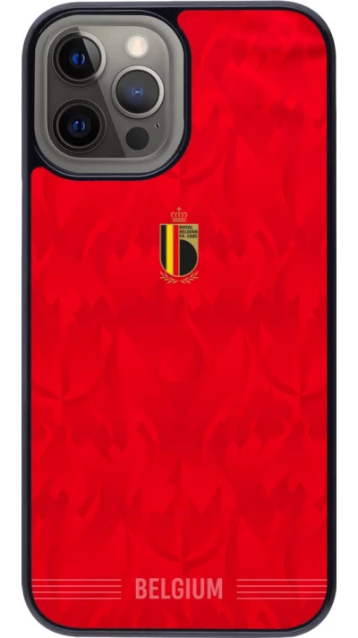 Coque iPhone 12 Pro Max - Maillot de football Belgique 2026 personnalisable