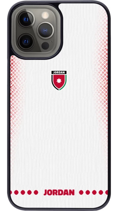 Coque iPhone 12 Pro Max - Maillot de football Jordanie 2026 personnalisable