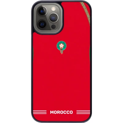 iPhone 12 Pro Max Case Hülle - Marokko 2026 personalisierbares Fussballtrikot