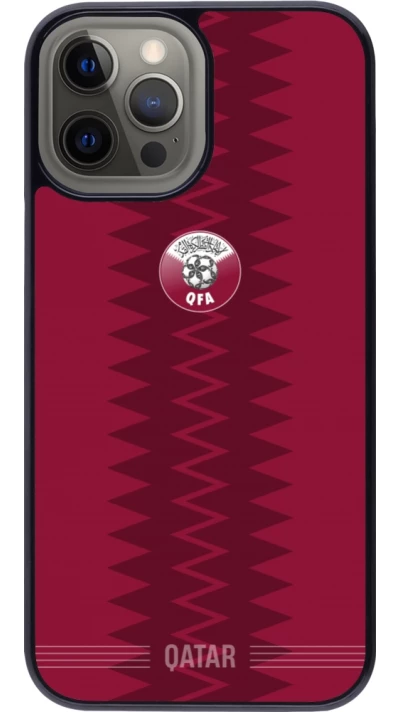 iPhone 12 Pro Max Case Hülle - Qatar 2026 personalisierbares Fussballtrikot