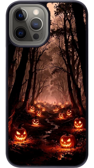 Coque iPhone 12 Pro Max - Halloween 2025 Road of Terrifying Pumpkins