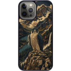 Coque iPhone 12 Pro Max - Linocut Faucun pèlerin