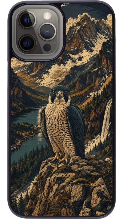 Coque iPhone 12 Pro Max - Linocut Faucun pèlerin