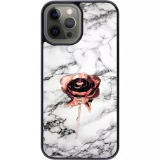 Coque iPhone 12 Pro Max - Marble Rose Gold
