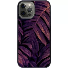 Coque iPhone 12 Pro Max - Purple Light Leaves