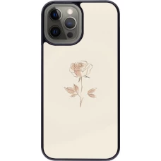 Coque iPhone 12 Pro Max - Sable Rose Minimaliste