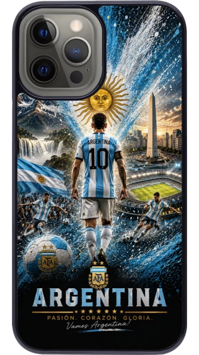 iPhone 12 Pro Max Case Hülle - Fussball Argentinien splash 2026