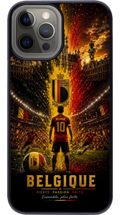 iPhone 12 Pro Max Case Hülle - Fussball Belgien splash 2026