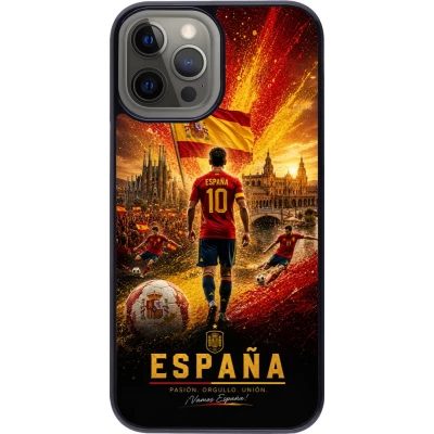Coque iPhone 12 Pro Max - Football Espagne splash 2026
