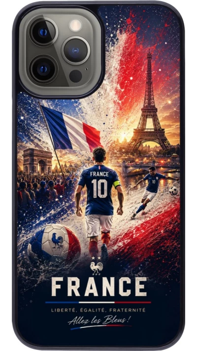iPhone 12 Pro Max Case Hülle - Fussball Frankreich splash 2026