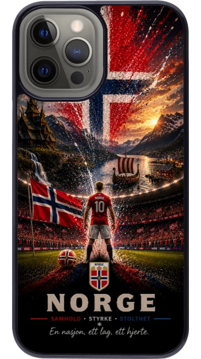 iPhone 12 Pro Max Case Hülle - Fussball Norwegen splash 2026