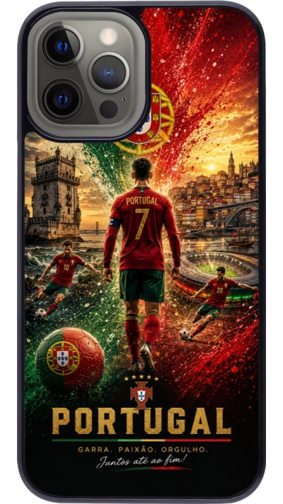 iPhone 12 Pro Max Case Hülle - Fussball Portugal splash 2026