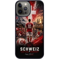 iPhone 12 Pro Max Case Hülle - Fussball Schweiz splash 2026