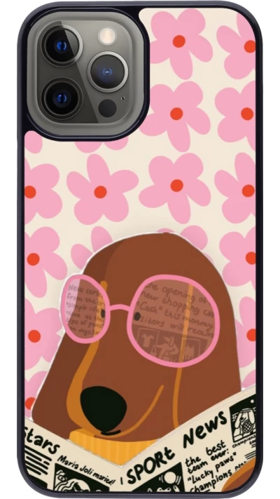 iPhone 12 Pro Max Case Hülle - Dog with newspaper Spring 2026