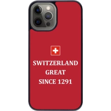 Coque iPhone 12 Pro Max - Switzerland Great Since 1291