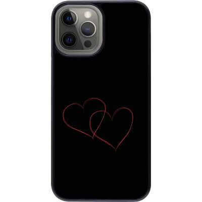 Coque iPhone 12 Pro Max - Valentine 2023 attached heart
