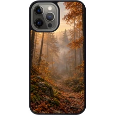 Coque iPhone 12 Pro Max - Silicone rigide noir Autumn 26 Autumn walk