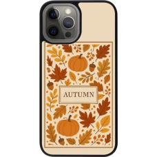 iPhone 12 Pro Max Case Hülle - Silikon schwarz Autumn 26 Hello autumn