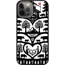 iPhone 12 Pro Max Case Hülle - Silikon schwarz Poya Schweiz 2
