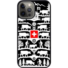 iPhone 12 Pro Max Case Hülle - Silikon schwarz Poya Schweiz 3 schwarz