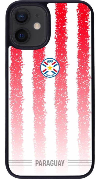 iPhone 12 mini Case Hülle - Silikon schwarz Paraguay 2026 personalisierbares Fussballtrikot