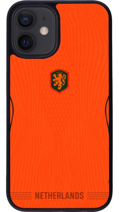 iPhone 12 mini Case Hülle - Silikon schwarz Niederlande 2026 personalisierbares Fussballtrikot
