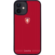 iPhone 12 mini Case Hülle - Silikon schwarz Tschechische Republik 2026 personalisierbares Fussballtrikot