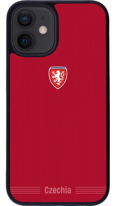 iPhone 12 mini Case Hülle - Silikon schwarz Tschechische Republik 2026 personalisierbares Fussballtrikot