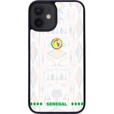 iPhone 12 mini Case Hülle - Silikon schwarz Senegal 2026 personalisierbares Fussballtrikot