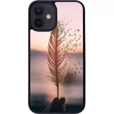 Coque iPhone 12 mini - Silicone rigide noir Hello September 11 19