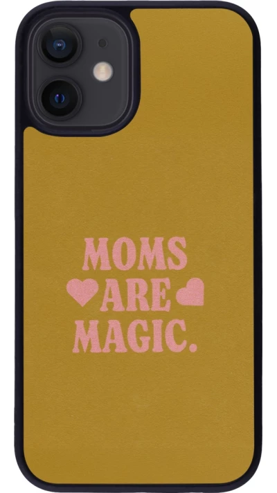 iPhone 12 mini Case Hülle - Silikon schwarz Mom 2026 Are Magic