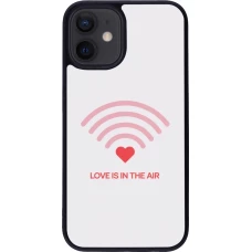 iPhone 12 mini Case Hülle - Silikon schwarz Saint Valentines Day 26 Love is in the air
