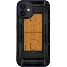 Coque iPhone 12 mini - Silicone rigide noir Sports 2026 Basketball